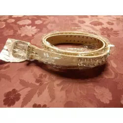 ceinture femme beige neuve