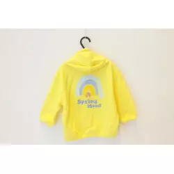 sweat fille jaune 3 18m