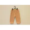 x2 pantalon fille sable 18m