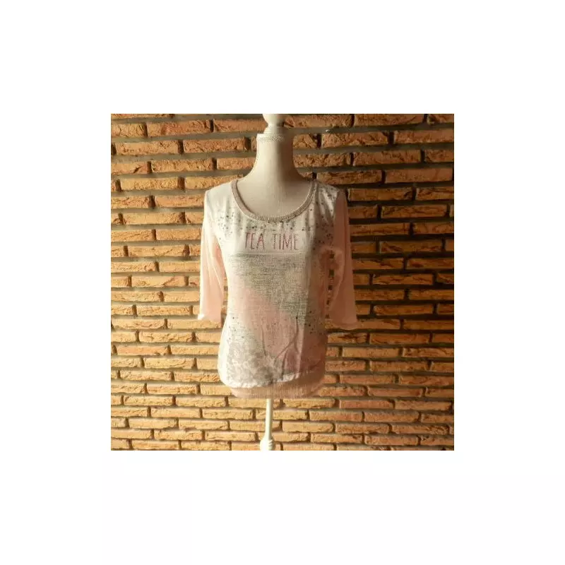 blouse femme t.38  rose - p.bréal - 