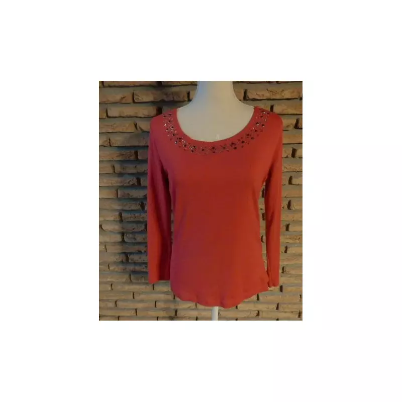 blouse femme t.38 rouge - zamba - 