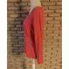 blouse femme t.38 rouge - zamba - 