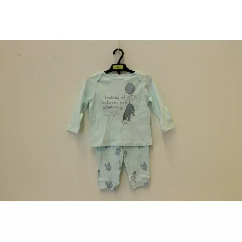 pyjama bebe 2pcs ciel 18m