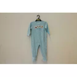 pyjama ve turquoise 18m