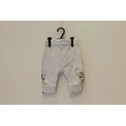 lot de 2 leggings gris clair 6m