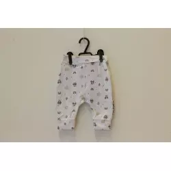 lot de 2 leggings gris clair 6m