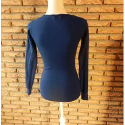 pull femme t.36 bleu - enzoria -