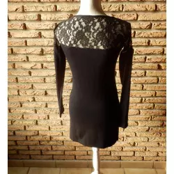 robe femme t.38 noire dorée - Lmode -