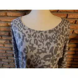 blouse femme t.38 grise - shein - 105-