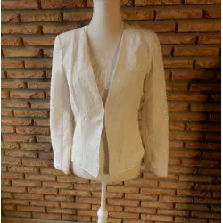 veste femme t.38 beige - H&M -