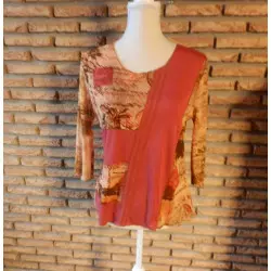 blouse femme t.40 rouge - affinités - 106 -