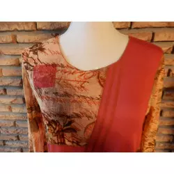 blouse femme t.40 rouge - affinités - 106 -