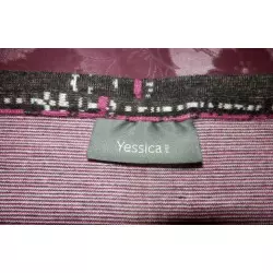 blouse femme t.xxxl noir rose - yessica - 7 -
