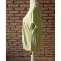blouse femme t.40 verte perlée -104 -