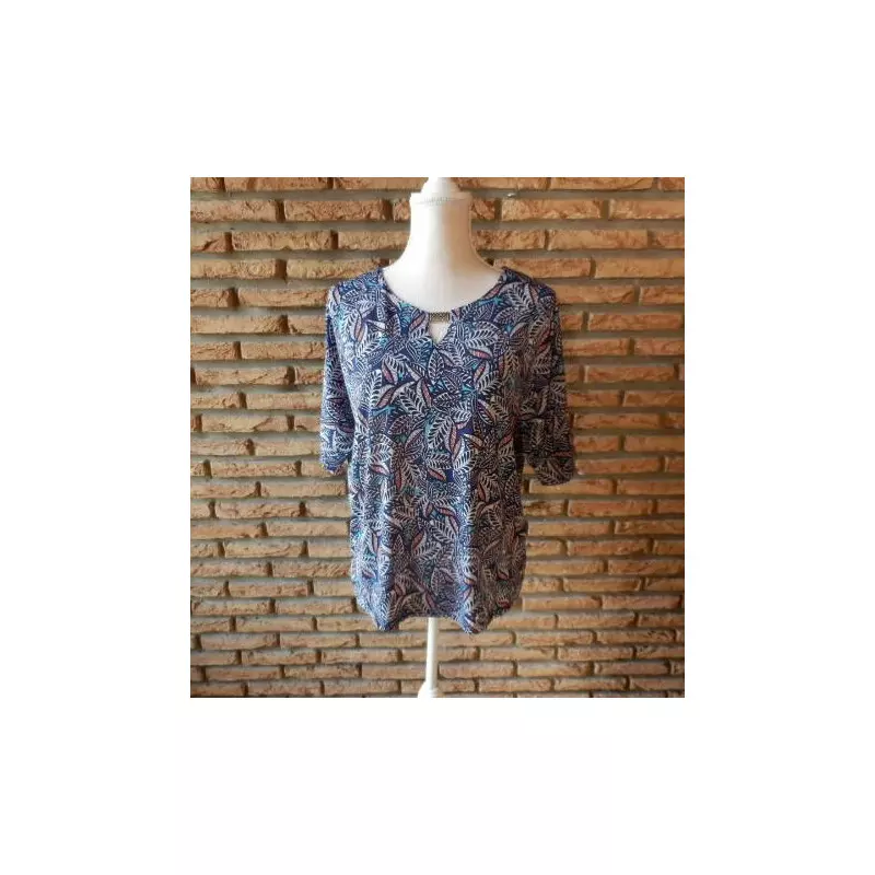 blouse femme t.40 bleue - 69 -