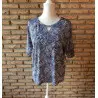 blouse femme t.40 bleue - 69 -