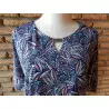 blouse femme t.40 bleue - 69 -