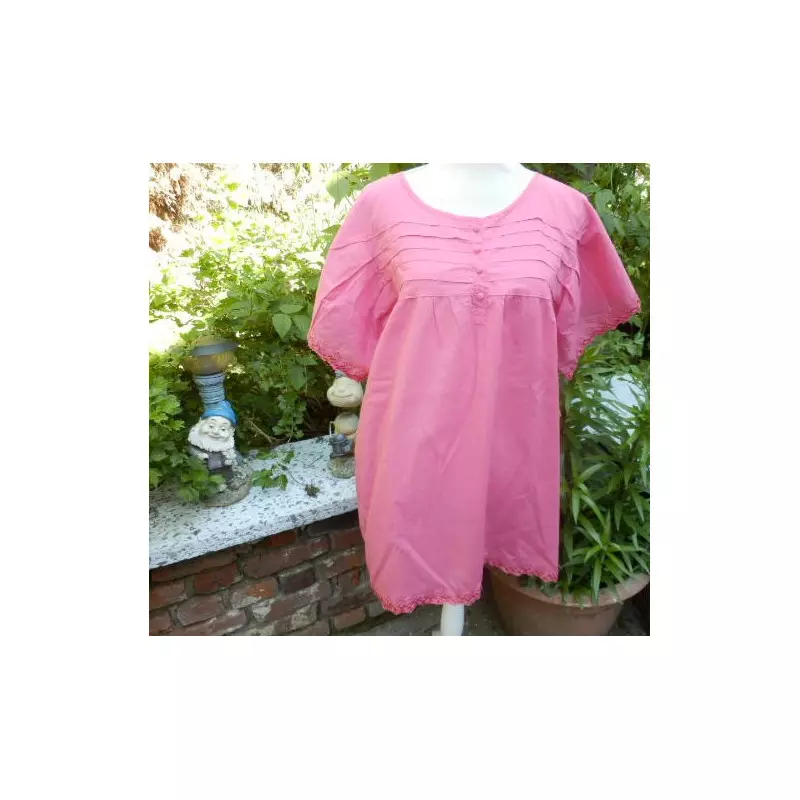 blouse femme t.40 rose - ella - neuve - 36 -