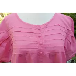 blouse femme t.40 rose - ella - neuve - 36 -