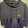 Donkerblauwe hoodie sweaterjurk Pepe Jeans M