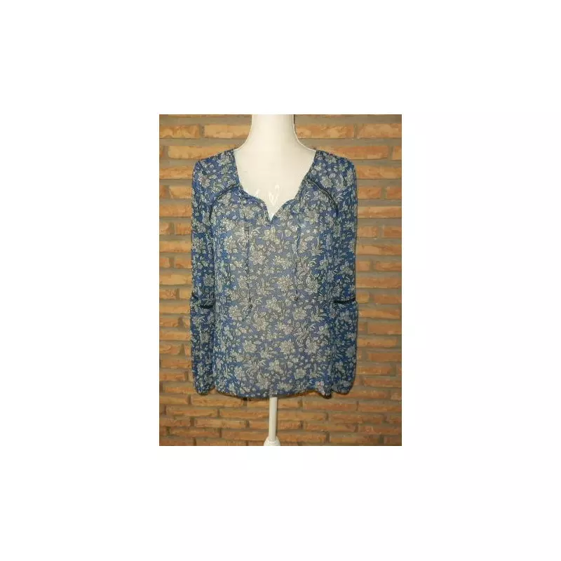 blouse femme t.36 bleue- yessica - -84-