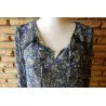 blouse femme t.36 bleue- yessica - -84-