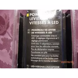 pommeau de levier de vitesse a leds -neuf - ( 14 )