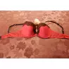 soutien gorge femme t.90c rouge noir - 32 -