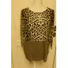 blouse femme t.40 brune - zara - 79 -