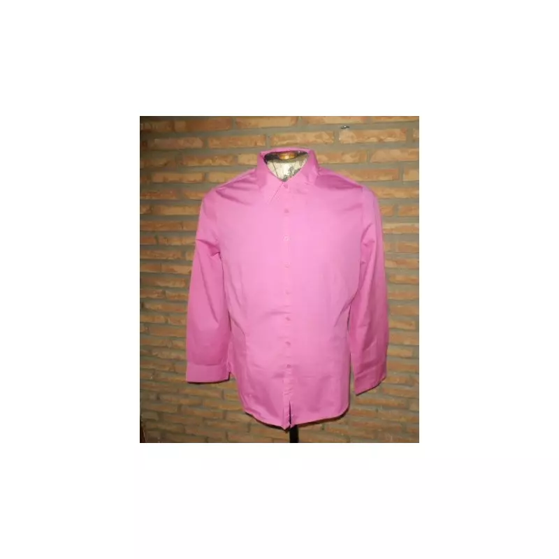 chemise homme t.XL rose fushia - la redoute - 38 -