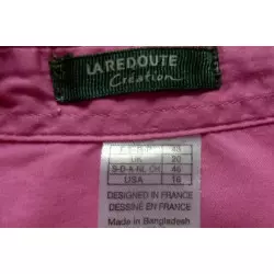 chemise homme t.XL rose fushia - la redoute - 38 -