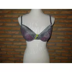 soutien gorge femme t.95D gris  bordeaux  - 33 -