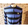 tee shirt homme t.XL bleu noir- jell -- 32 -