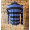 tee shirt homme t.XL bleu noir- jell -- 32 -