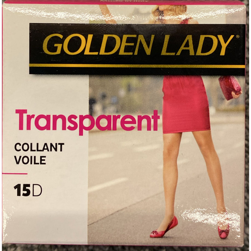 TRANSPARENT 3 - M - NOIR Golden Lady