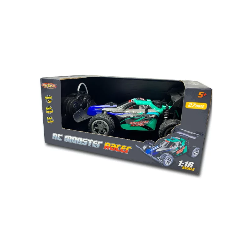 VOITURE RC BUGGY MONSTER 1/16