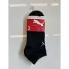 3 paires chaussettes Puma courtes noir